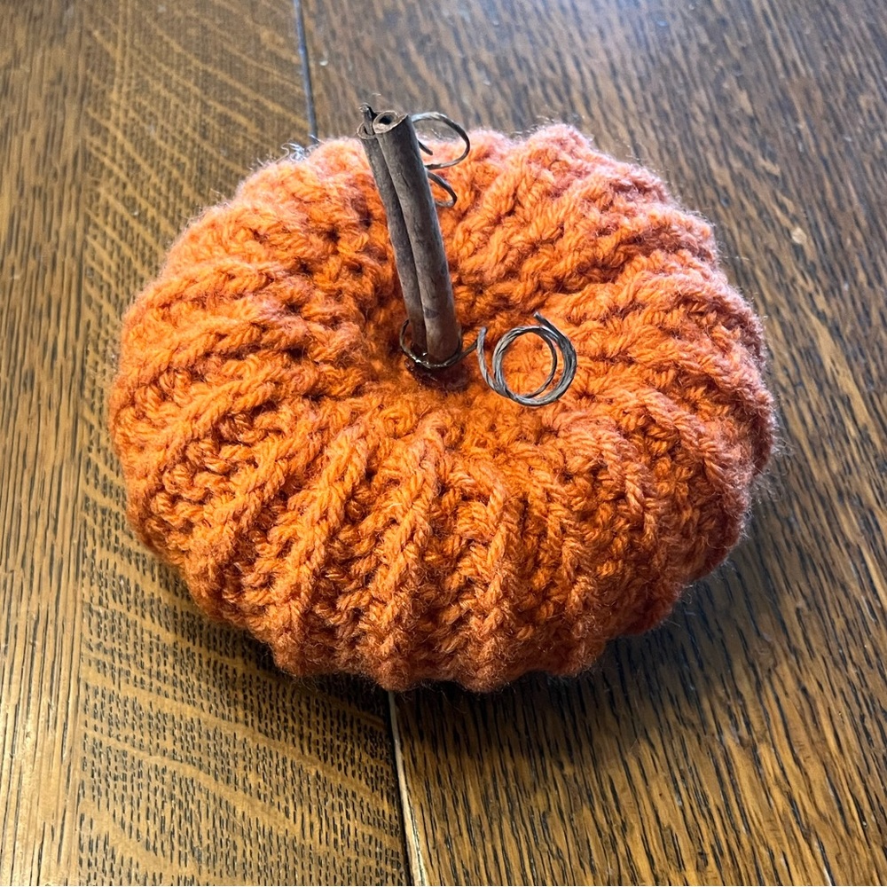 Mini Orange Handmade Pumpkin